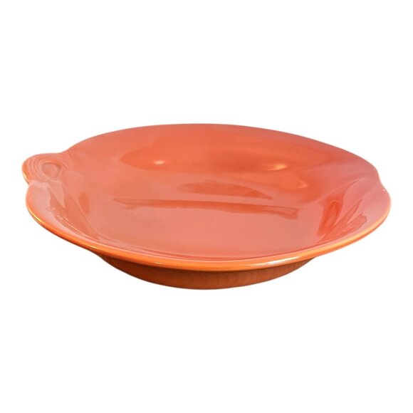 Pfaltzgraff 11" Red/Orange Ceramic Serving Dish/Platter Dishwasher & Microwave S - Picture 2 of 5